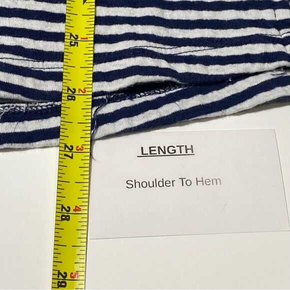 Fresh Produce Nautical Stripe Pullover Lightweight Sweatshirt Tunic Women's M - Picture 5 of 16